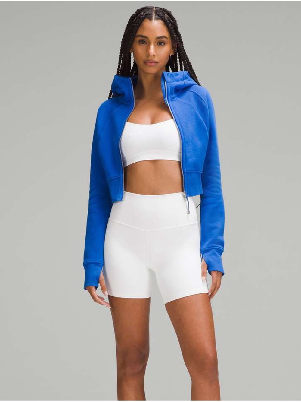 Lululemon scuba cropped half zip